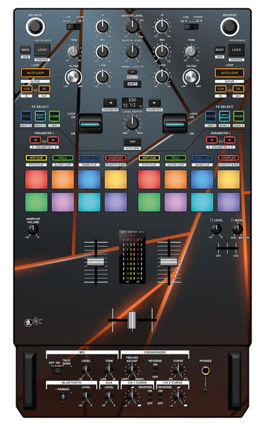 Pioneer DJ DJM S7 Skin Rifter Orange